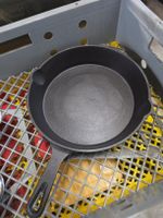 Gusseisen Bratpfanne Crofton schwarz Durchmesser 25 cm