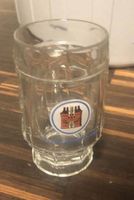 Vintage Feldschlösschen Bierkrug aus Glas