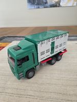 MAN Tier-Transport-Anhänger LKW Spielzeug  weiss 40cm Bruder