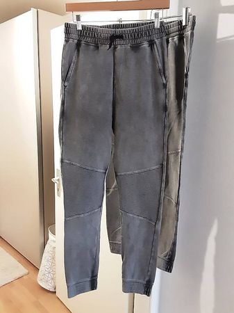 2x H&M Jogginghosen / Trainerhosen | Gr. 170, anthrazit