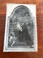 Antikes Heiligenbild Antonius von Padua, 19. Jh.
