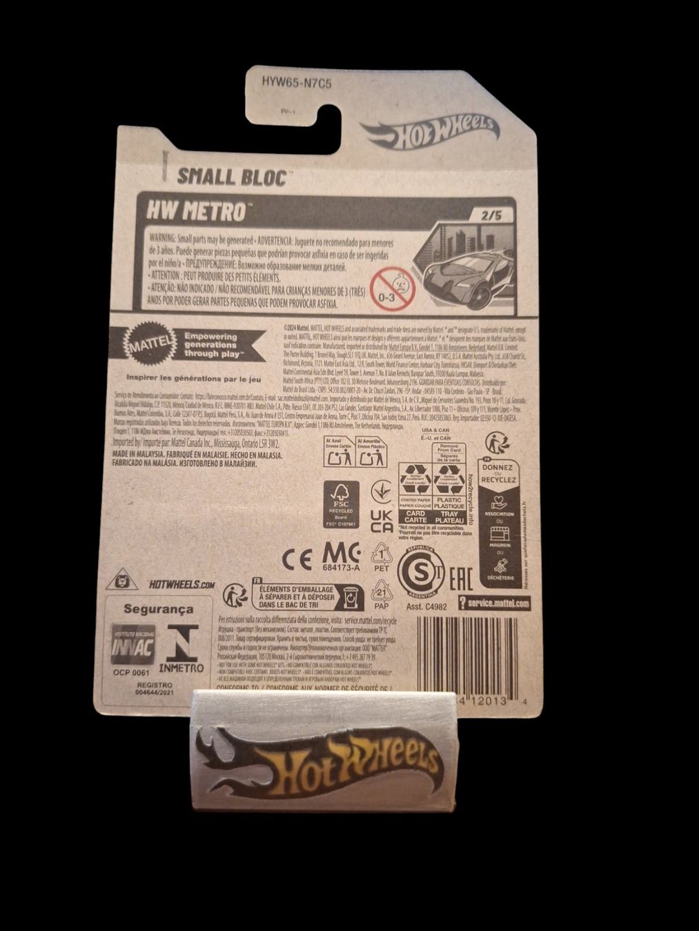 Hot Wheels Modellini d'auto: Hot Wheels HW Metro 2025 Small Bloc 2/5 L – Nuovo e nell'imballaggio originale da Adlikon venduto da Mmartin0 1