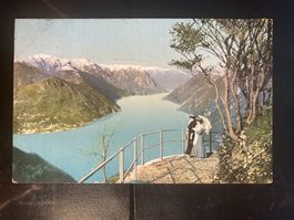Schweiz 1908 AK San Salvatore Lugano gelaufen