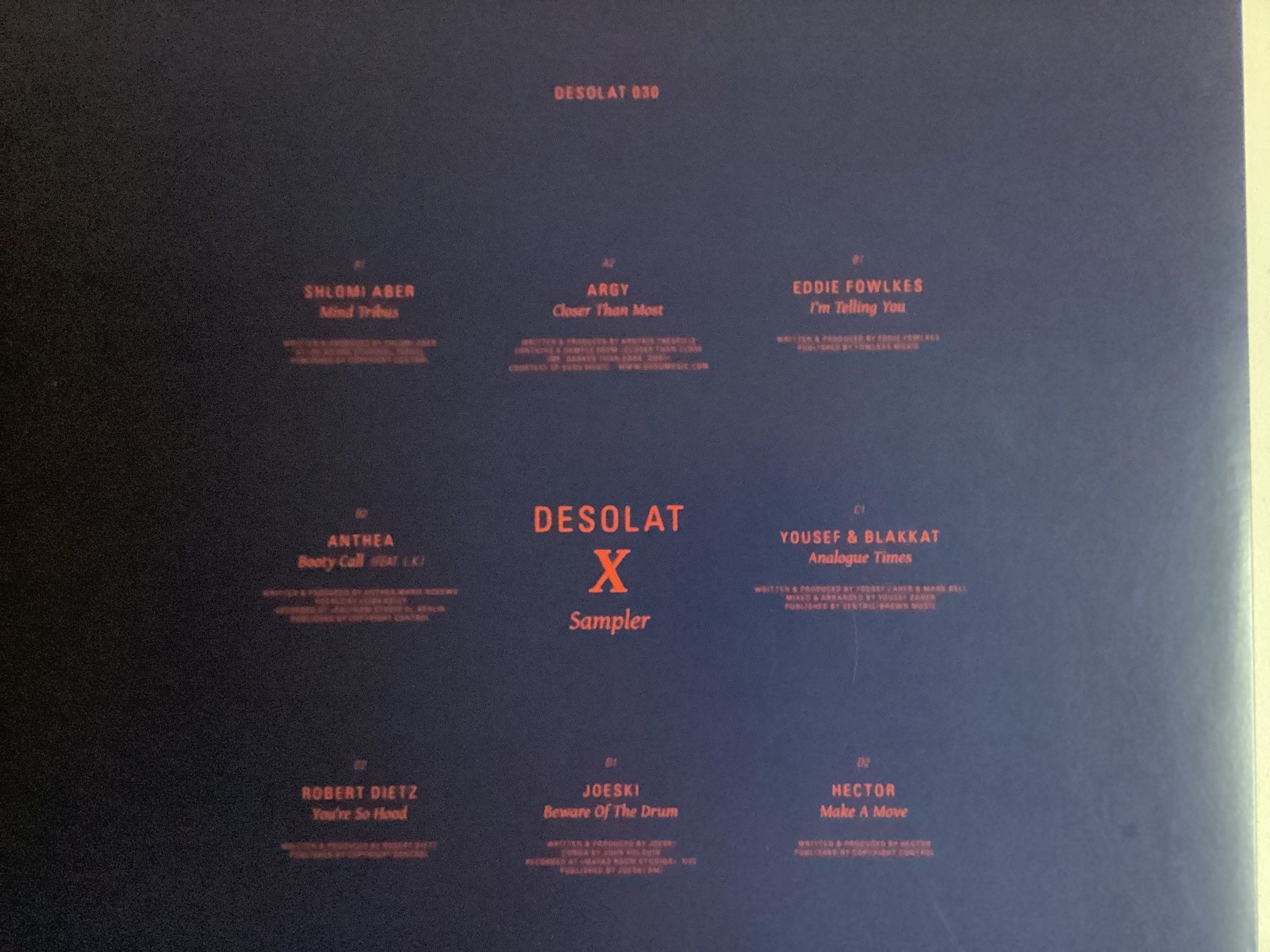 Dischi in vinile: Various Artists Doppel-Maxi - Desolat 030 – Usato da Gutenswil venduto da Hamzian 1