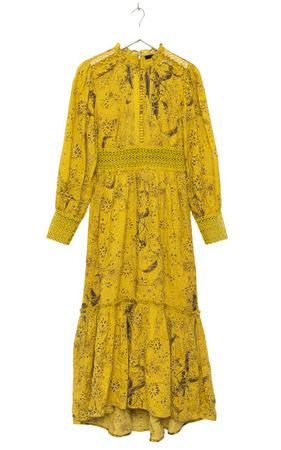 Allsaints Sia Demoir Broderie Kleid – Gr. 36