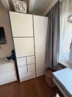 IKEA Schrank (SMÅSTAD/PLATSA), weiss/grau