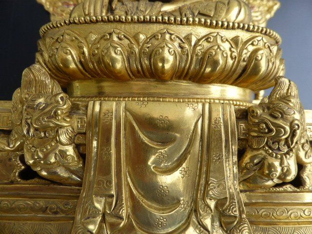 Sculture & Statue: Buddha Sahakayamuni on thron – Usato da Kilchberg ZH venduto da albis1234 2