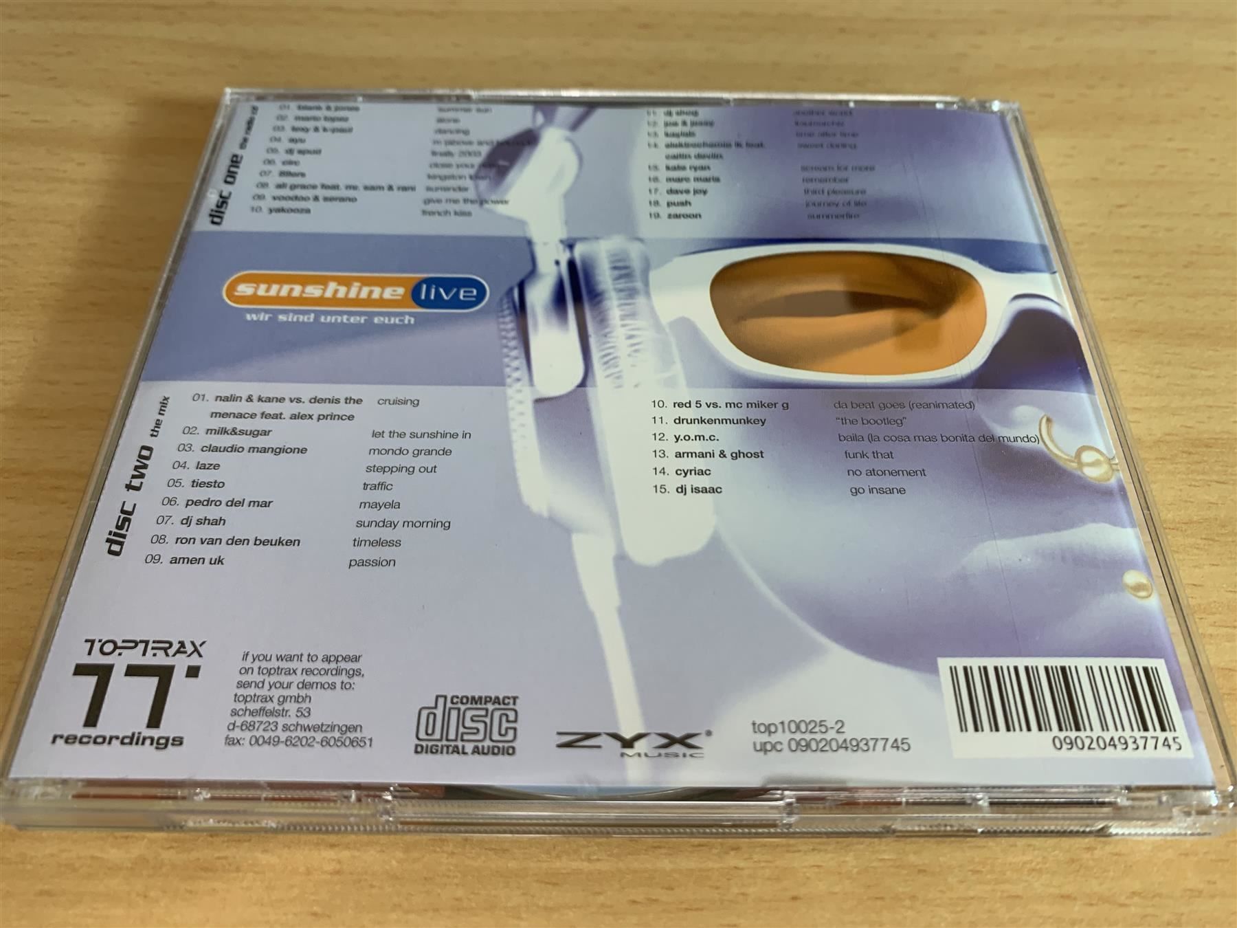 CDs: Various – Sunshine Live Vol. 8 - 2 CD – Gebraucht aus Rikon im Tösstal von Alpenmutz 1