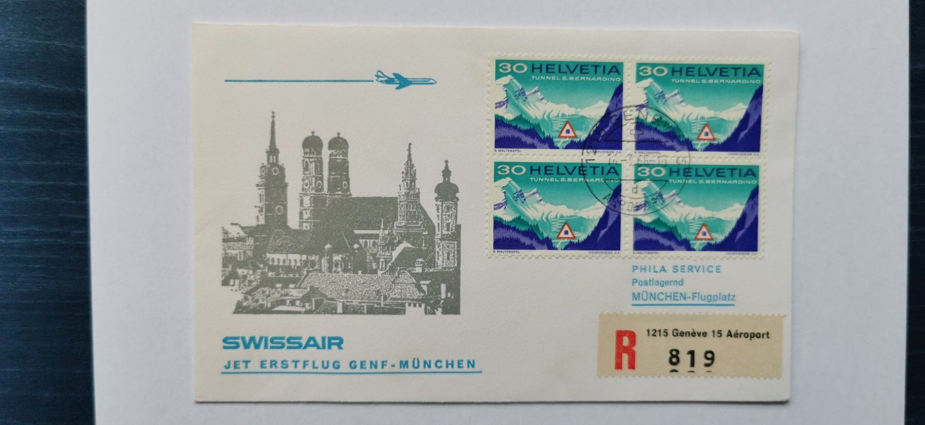 Alle Briefmarken: Flugbrief 1966 – Neu (gemäss Beschreibung) aus Aadorf von Chnorli-Furz