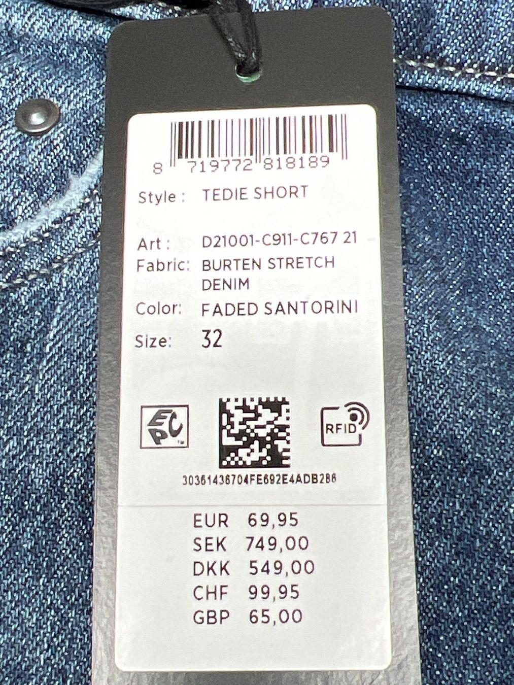 G-Star Jeans: G-Star Jeans Shorts Gr.32 - Neu – Nuovo e nell'imballaggio originale da Visp venduto da bluenero 4
