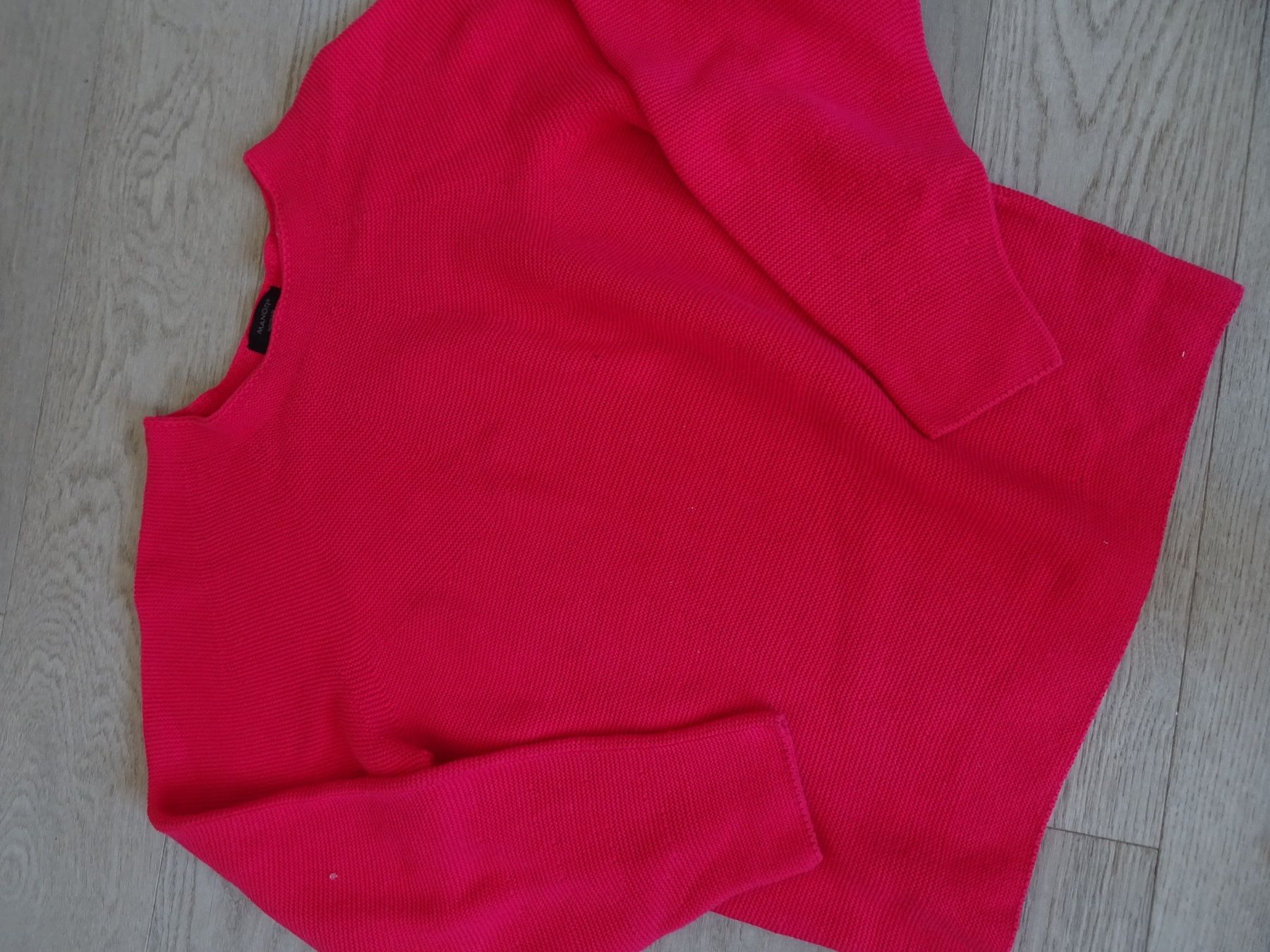 Manor Maglioni & Felpe: Pullover himbeer rot aus 100 % Baumwolle, Gr. 44, neu, MANOR – Nuovo (secondo la descrizione) da Winterthur venduto da Riiita 2