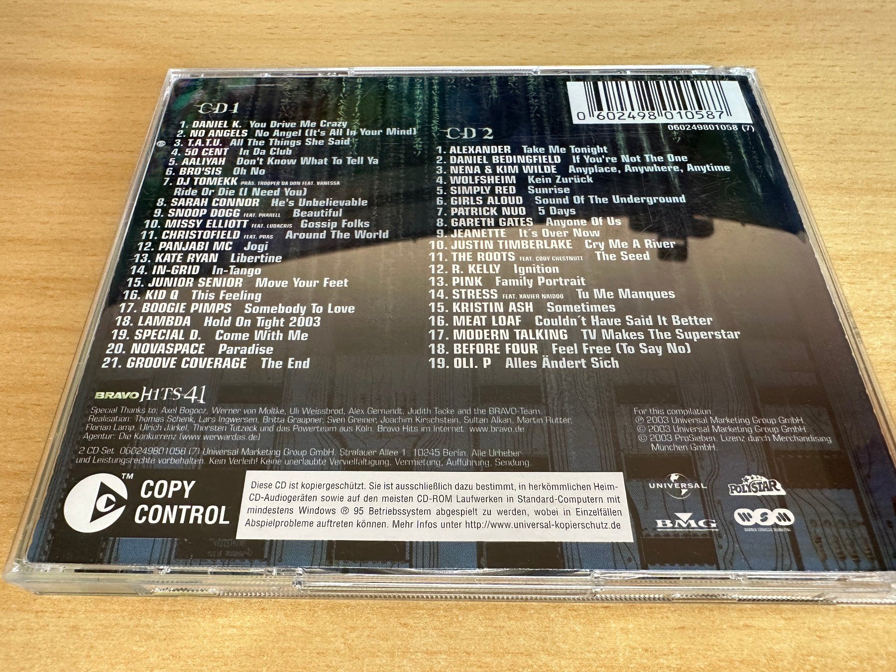 CDs: Various – Bravo Hits 41 - 2 CD – Gebraucht aus Rikon im Tösstal von Alpenmutz 1