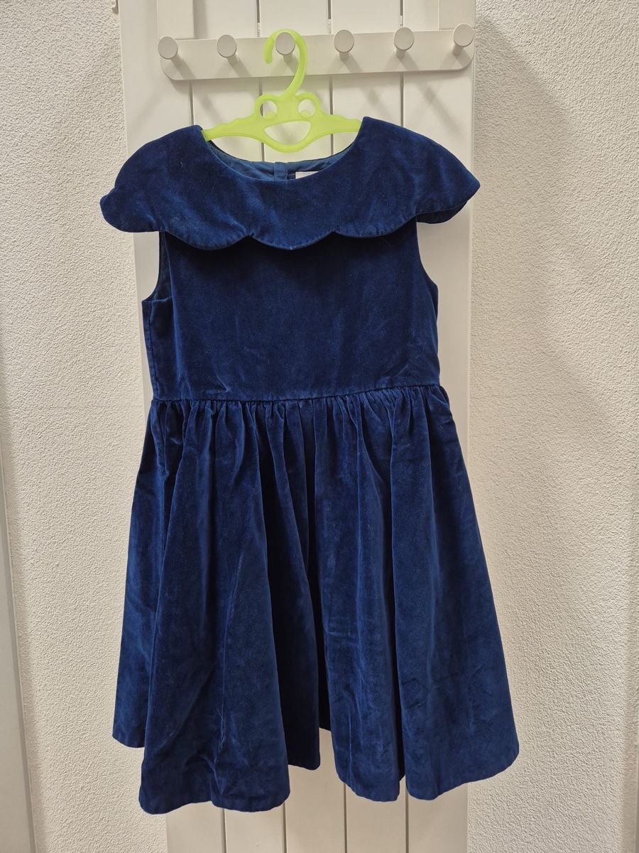 Jacadi Vestiti & Gonne: Robe velours bleu Jacadi Paris 10 ans – Usato da Zürich venduto da Luxury2025