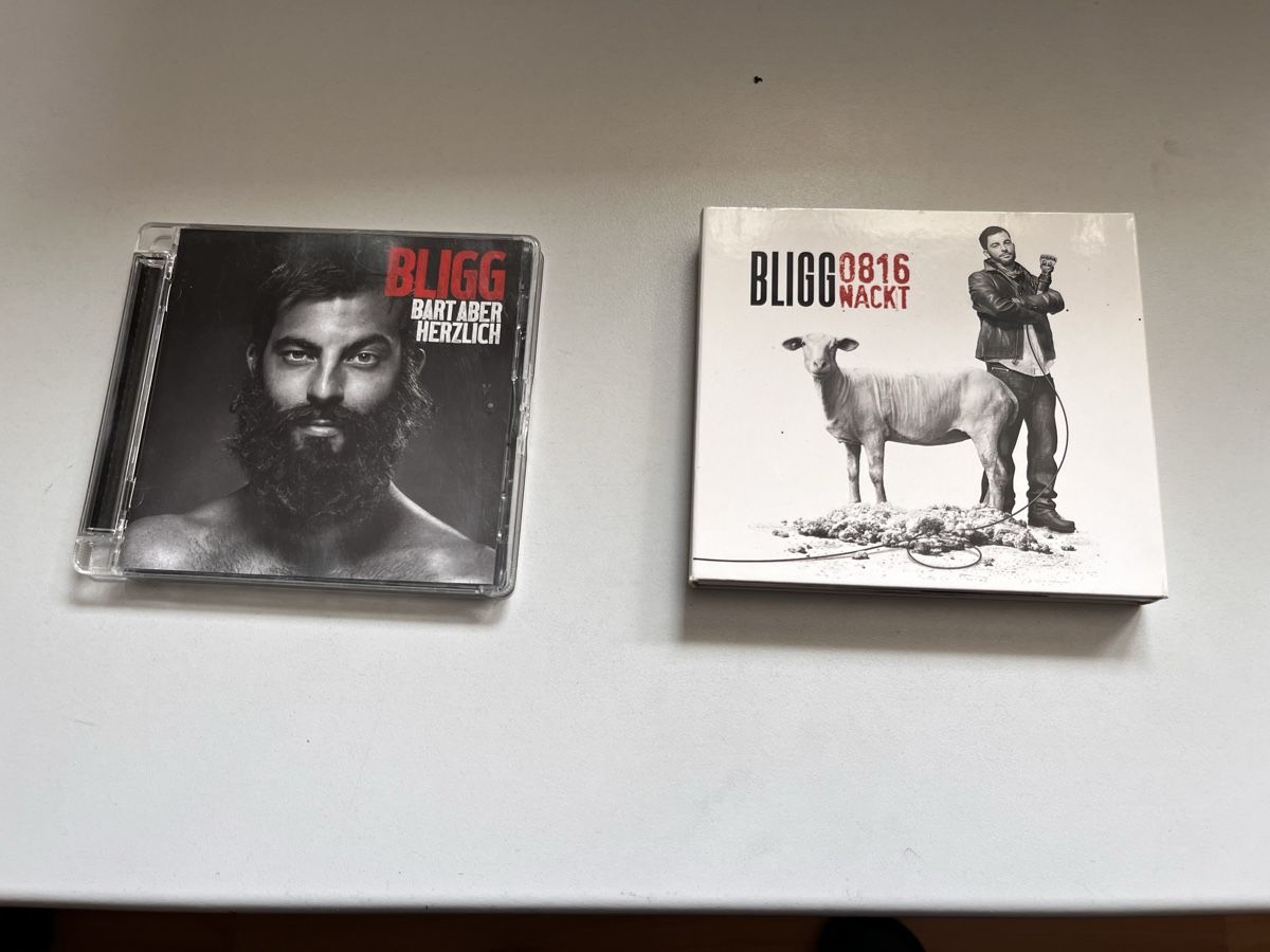 CD: Bligg "Bart aber herzlich" & "0816 Nackt – Usato da Roggwil BE venduto da WULU