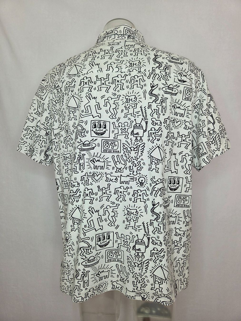 H&M Camicie: H&M x Keith Haring Hemd Gr. M Kurzarm Baumwolle – Usato da Bern venduto da -Aniko- 2
