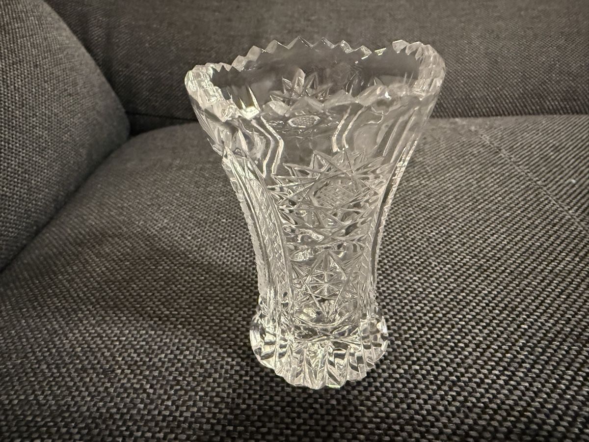 Vasi & Recipienti: Kleine Kristallvase 8.5cm hoch – Usato da Buchs SG venduto da and_d8tp 2