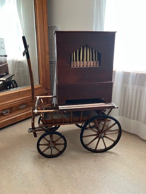 Strumenti musicali: Drehorgel auf historischem Leiterwagen – Difettoso da Aarau venduto da mar_226g 1