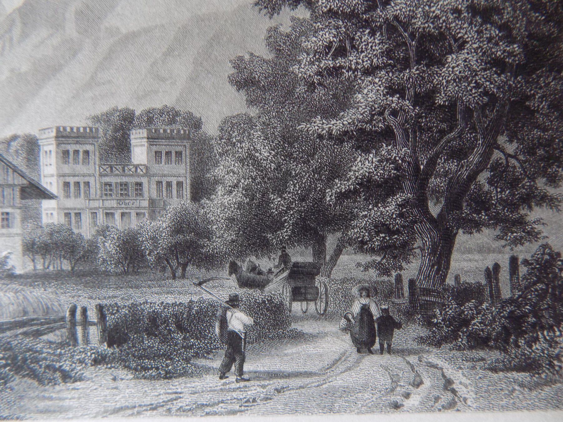 Gravures: Villa Ober Interlaken – D'occasion à Risch par Antikfee 3