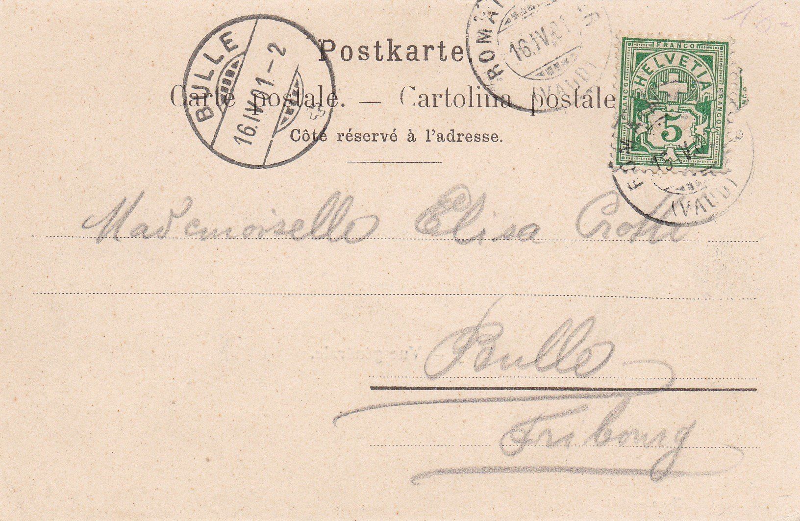 Cartoline postali: AK - Croy - gel. 1534.1901 – Usato da Fribourg venduto da schnalla92 1