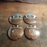 4 VW Radkappen verchromt 15 cm Durchmesser gebraucht