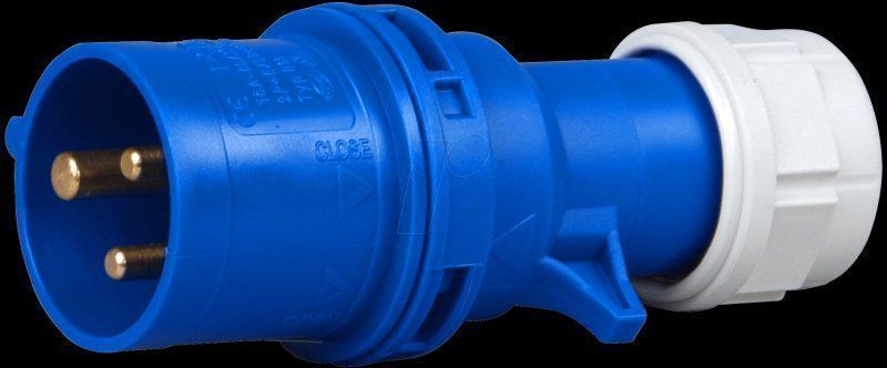 Stecker: CEE Stecker 1-16, 230V, 16A, blau – Neu (gemäss Beschreibung) aus Aadorf von CitySun