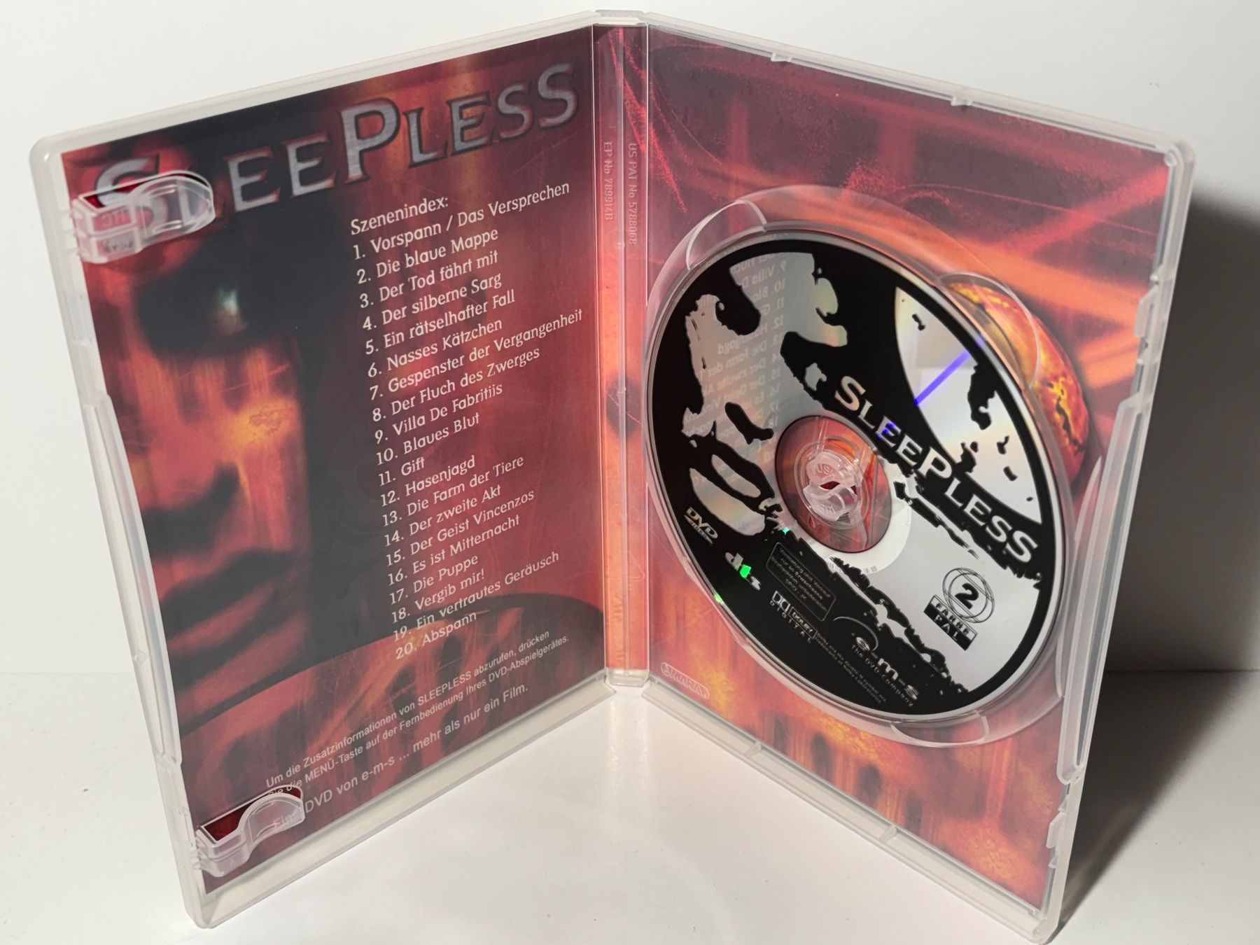 Tutti i DVDs: Sleepless DVD – Usato da Wilderswil venduto da Sstriker 2