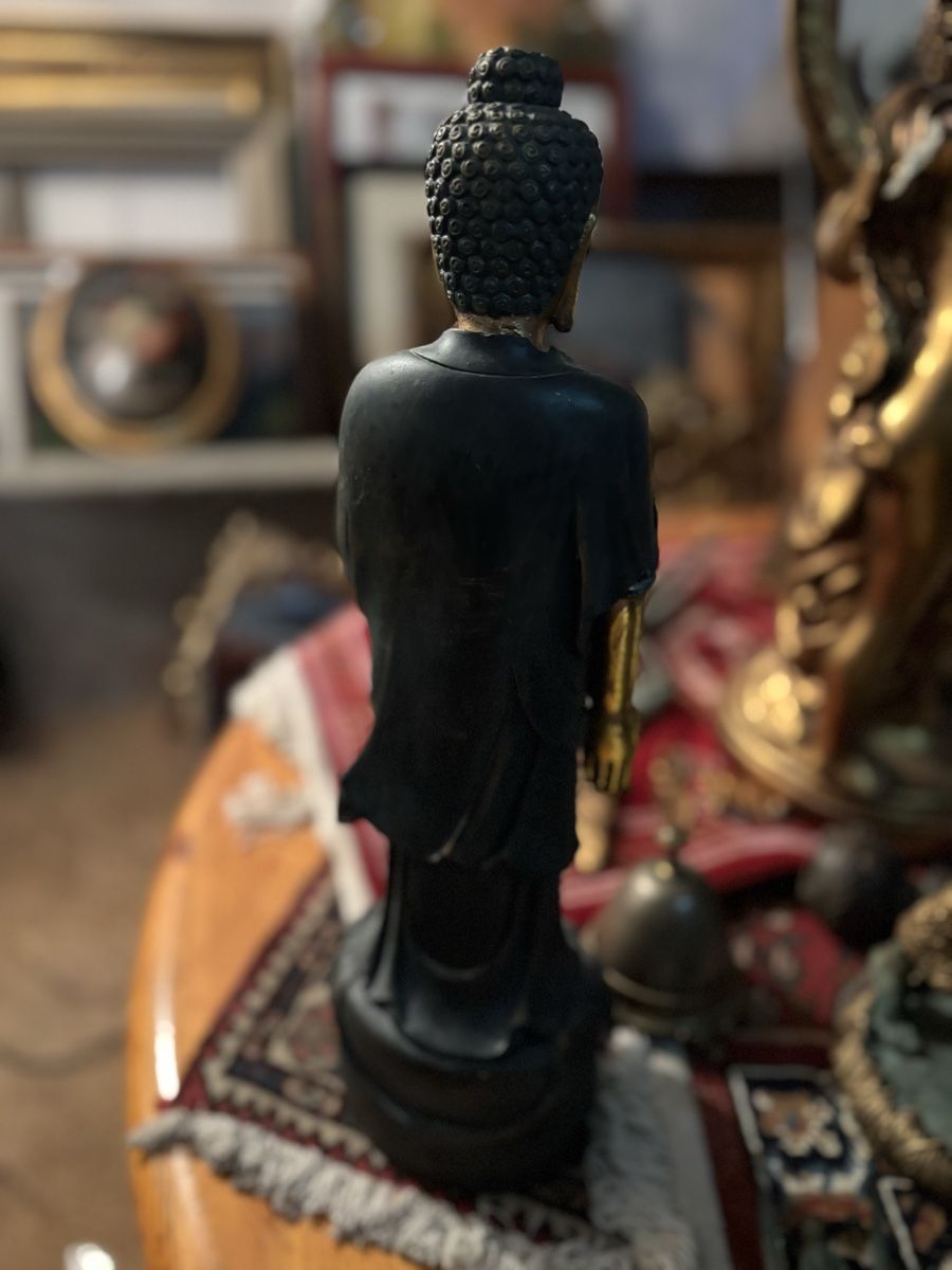 Statuette: Exquisite Buddha Statue, Antik, Goldfarben - Einzigartig! – Usato da Frauenfeld venduto da Fubech 3