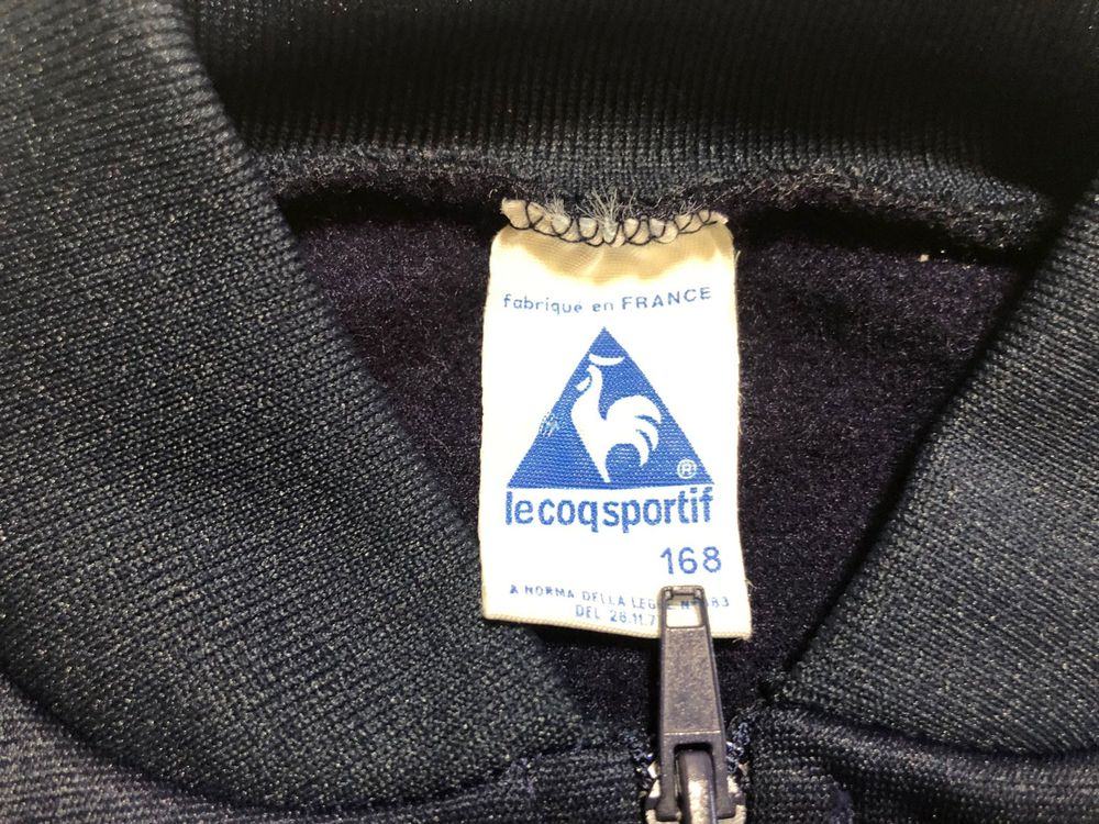 Vintage 80s Le coq Sportif jacke Zurich Schwamendingen Gr.S