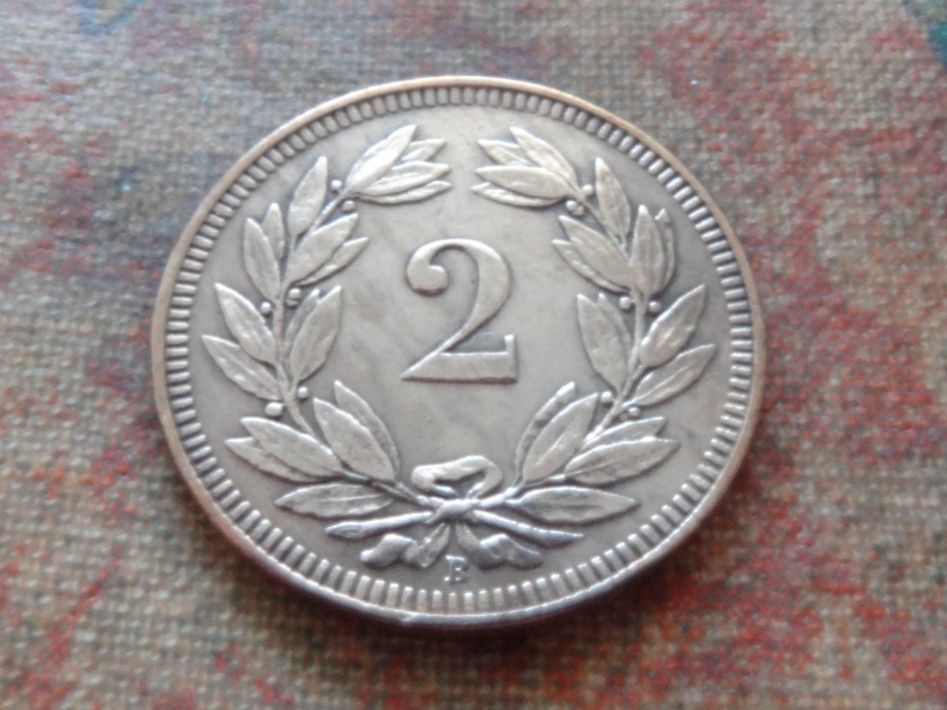 Tutti le monete: 2 Rp. 1914  (A) – Usato da Romanel-sur-Lausanne venduto da Swift13 1