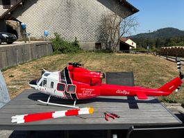 Modellhelikopter Bell 412 Rot Los Angeles City Fire 302ED