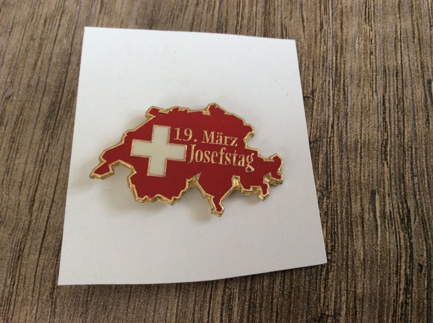 Placchette & Badge: 1 Pin - Josefstag 19. März – Usato da Triesen / Liechtenstein venduto da Edgardo55