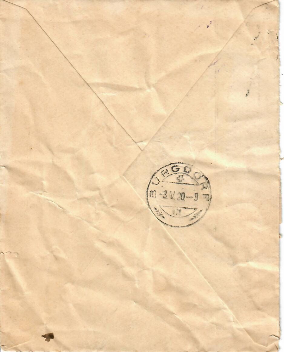 Alle Briefmarken: Express Brief, Winterthur 1920 – Gebraucht aus Hochdorf von Ziegel-16 1