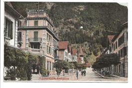 Meiringen (BE) Kirchgasse - Hotel Krone - Baum-Allee - 1907