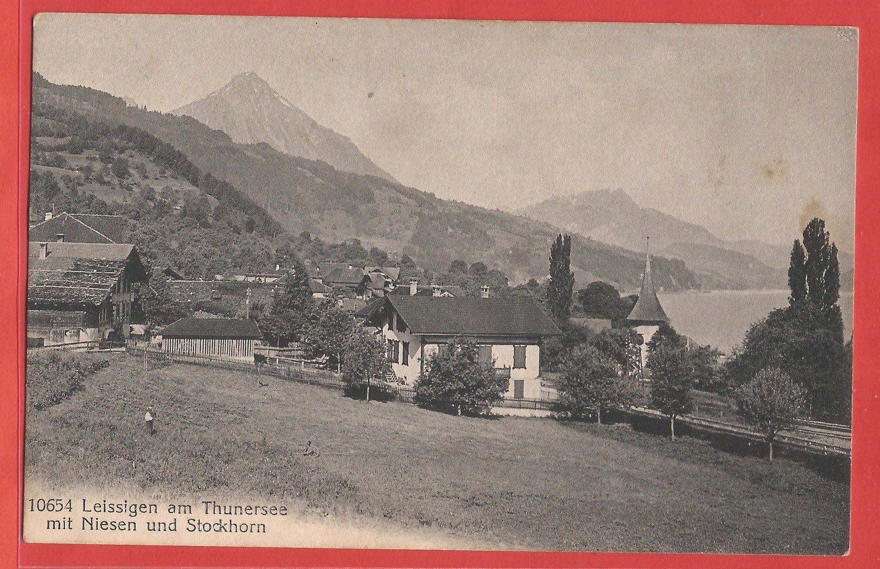 Cartoline postali: Leissigen am Thunersee - 1920 – Usato da Fislisbach venduto da Porano