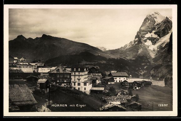 Cartes postales: AK Mürren, Mit Eiger – D'occasion à Berlin par bartko-reher