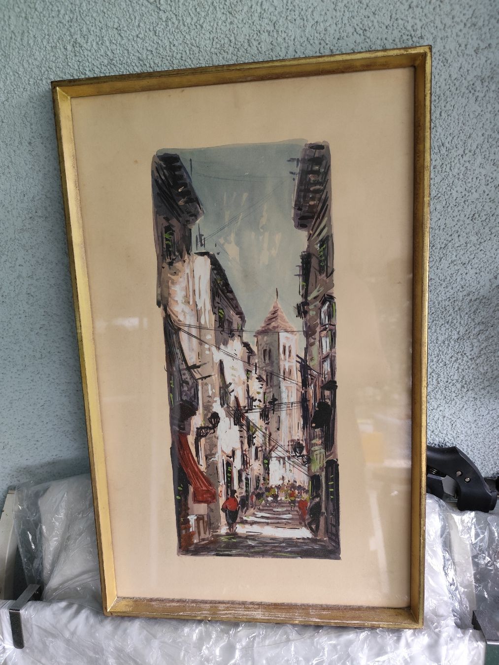 Foto & Immagini: dorfgasse ( hinter Plexiglas) – Usato da minusio venduto da bierbrauer