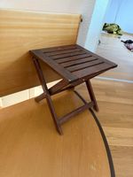Ikea Klapphocker aus Holz braun gebraucht
