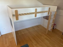 Hochbett 90x190 wie neu, 1 Jahr alt!