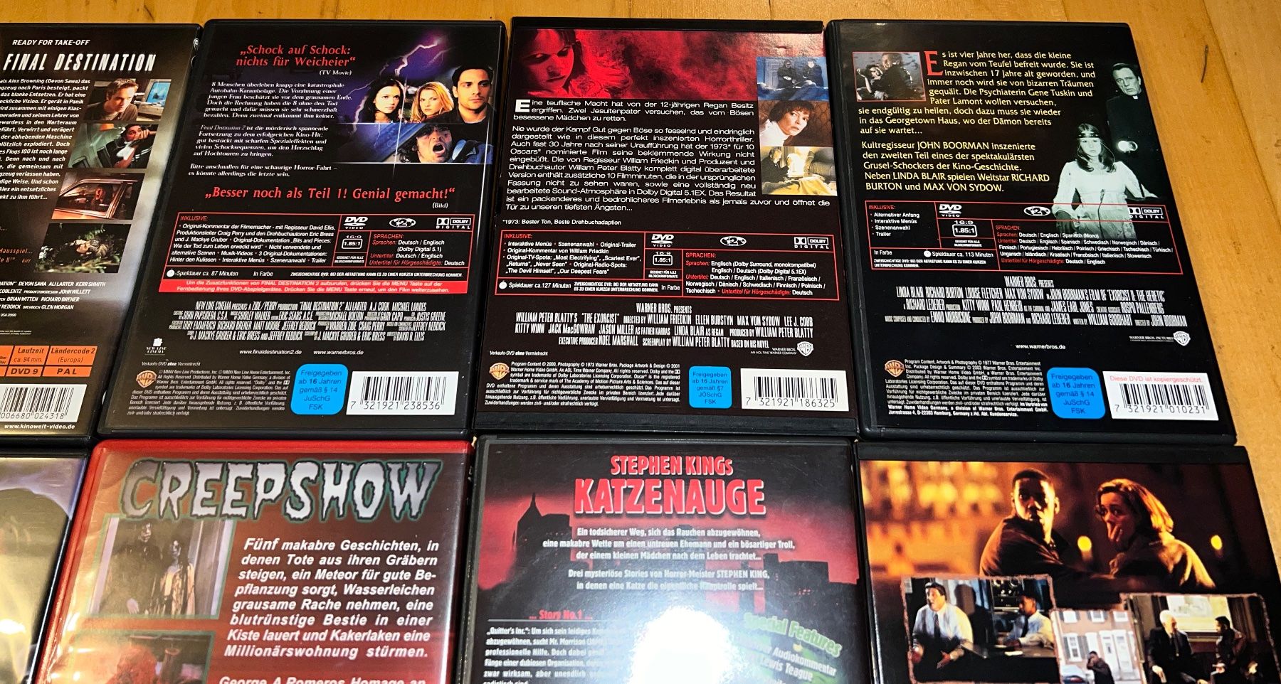 Tutti i DVDs: Horror Evil Collection [12 DVDs] – Usato da Unterengstringen venduto da NOISE 3