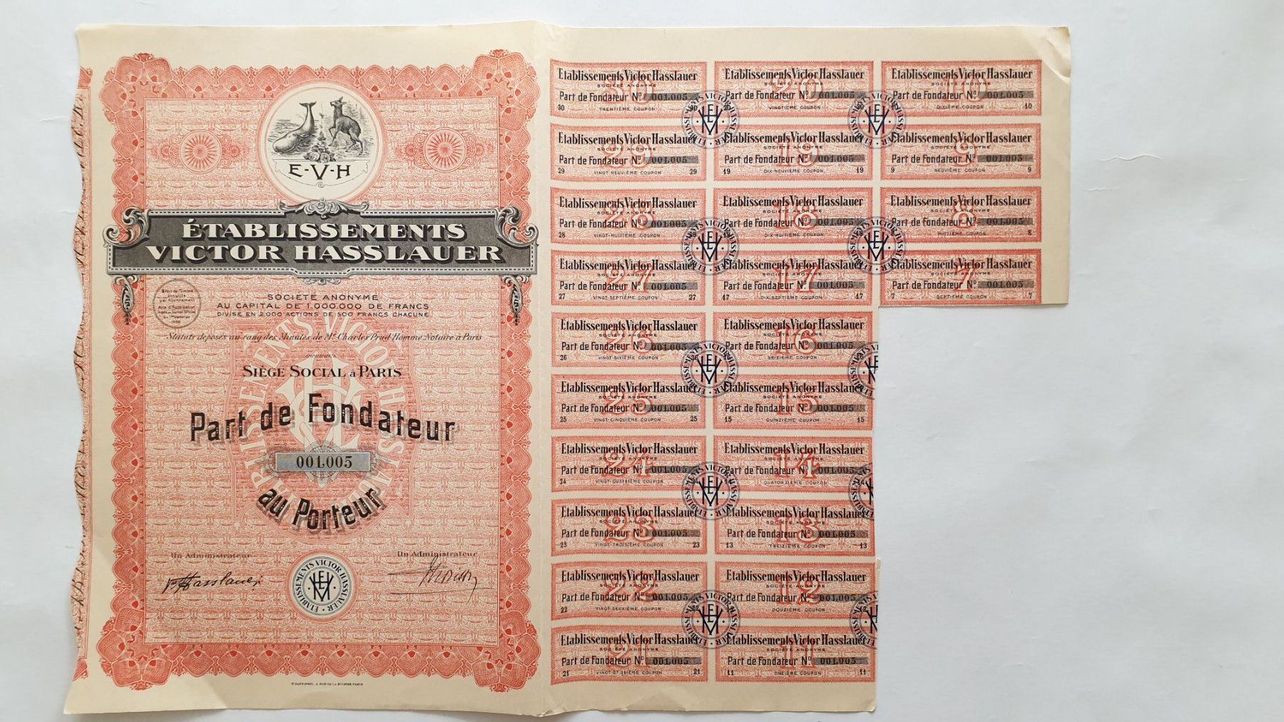 Documenti: Wertpapiere Frankreich. – Usato da Goldach venduto da armando_r 2