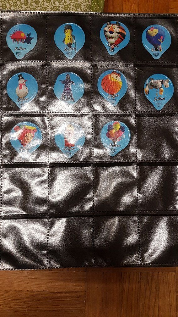 Kaffeerahmdeckel: Kaffeerahmdeckel Ballons – Gebraucht aus Biel/Bienne von almercaa