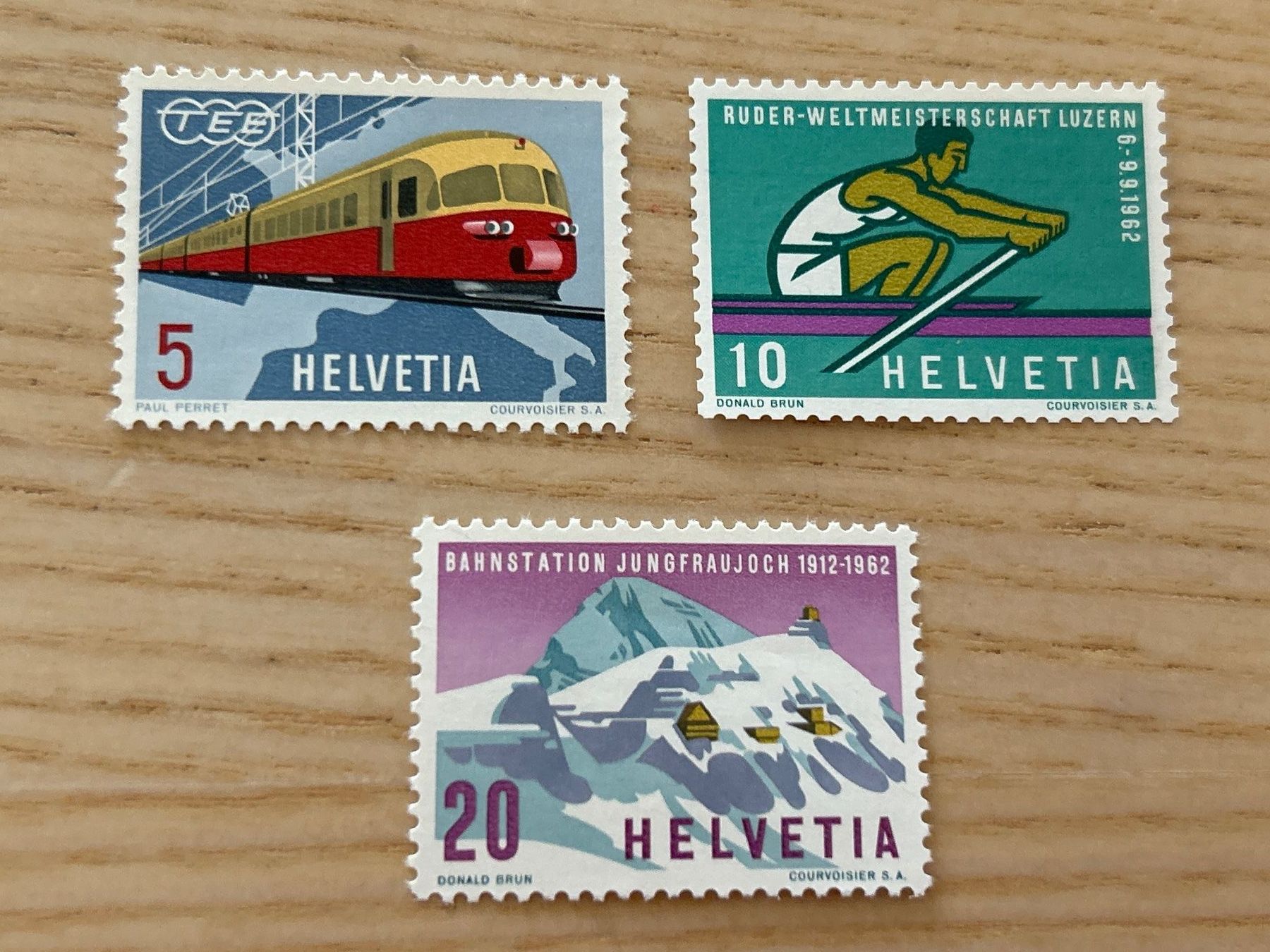 Alle Briefmarken: Briefmarke - Schweiz - 1962 - postfrisch – Neu (gemäss Beschreibung) aus Villnachern von RicardoMary