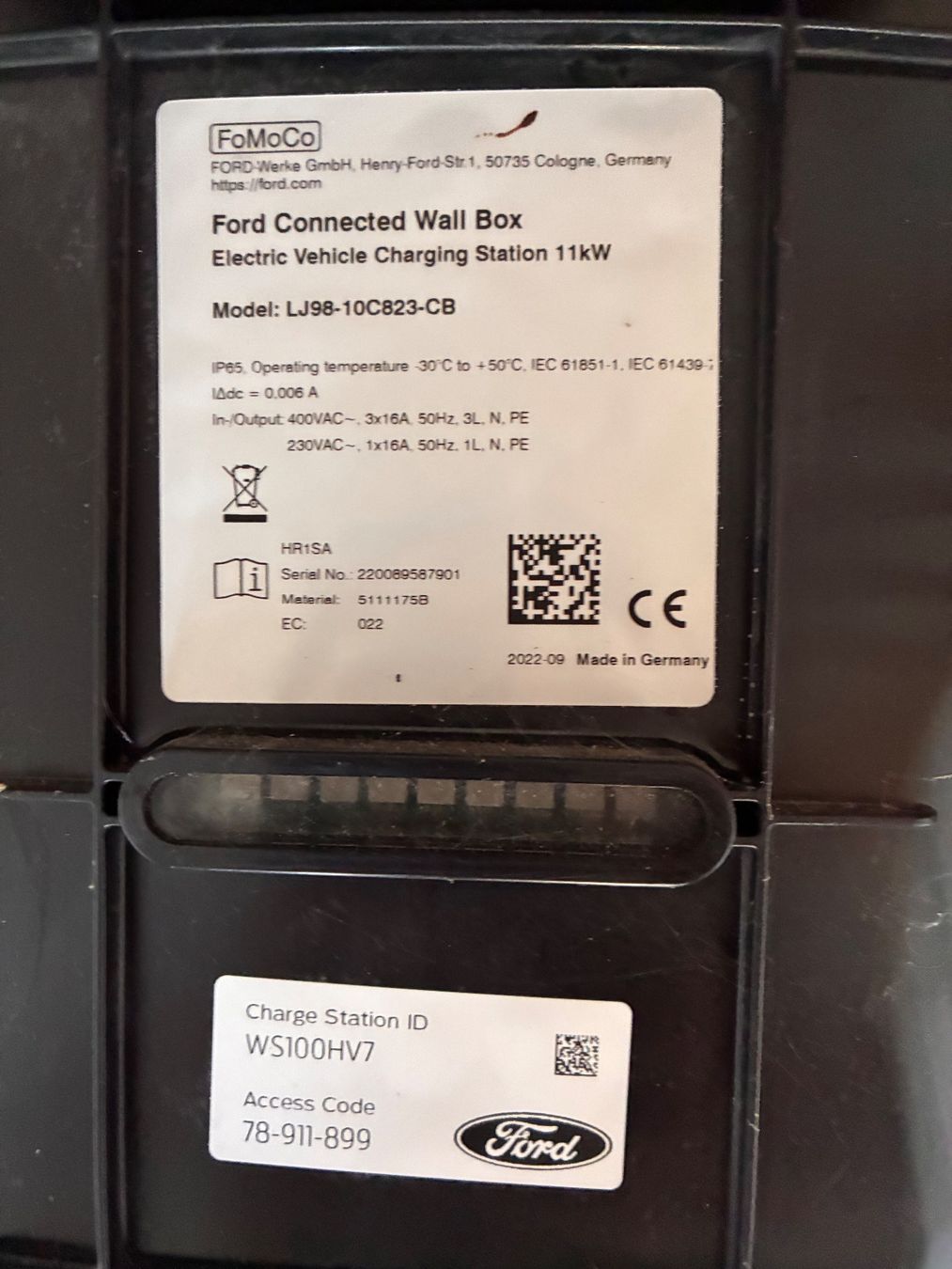 Caricabatterie: Ford Wallbox / Ladestation Typ 2 defekt – Difettoso da Schaffhausen venduto da Sepelino 3