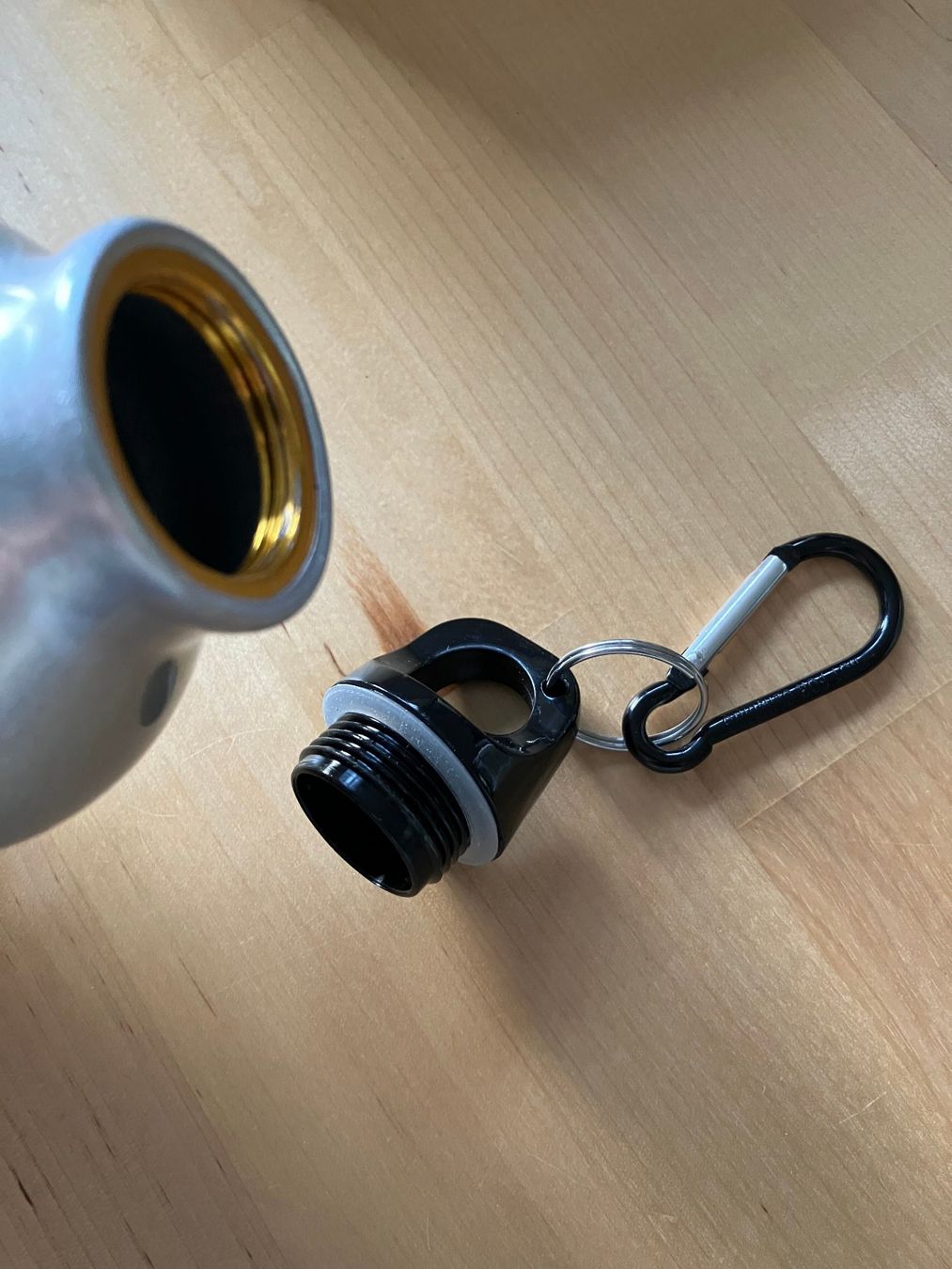 Borracce & Thermos: Skyguide Aluminium Trinkflasche mit Karabiner, 400ml – Nuovo e nell'imballaggio originale da Kloten venduto da jan_xn8f 3