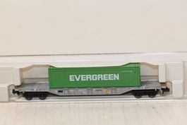 Hupac Evergreen Containertragwagen Fleischmann Spur N