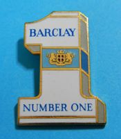 Alter Kult Pin * Barclay Nr. ONE  Zigaretten * 80er Jahre