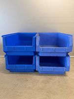 Silafix Sichtlagerkasten Grösse 2  stabile Lagerboxen blau