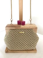 Crochet Bag ClicClac- Borsa fatta a mano all'uncinetto