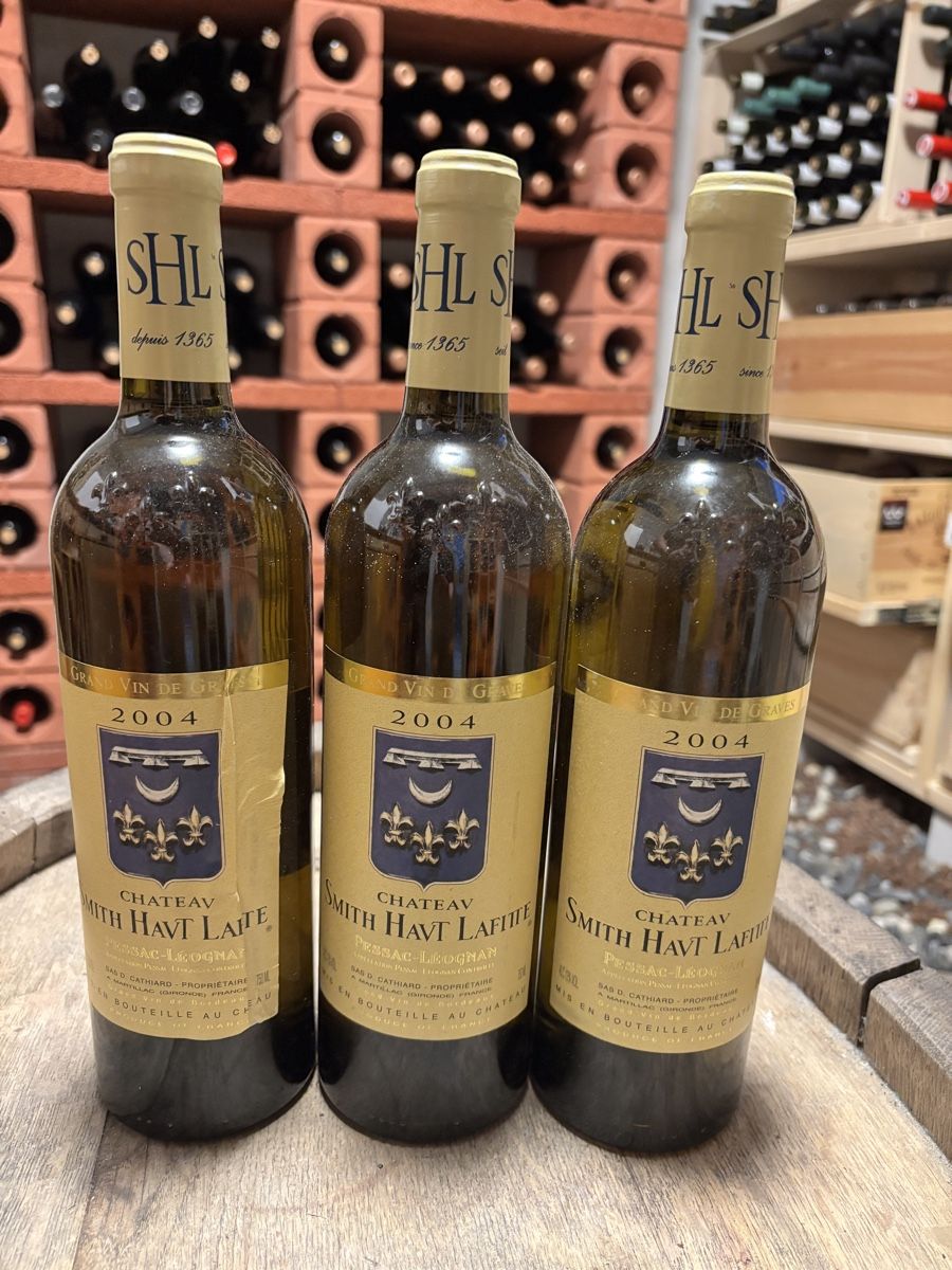 Lafite Wein: 3 Flaschen 2004 SMITH HAUT LAFITTE blanc – Neu (gemäss Beschreibung) aus Rhäzüns von tresorianer