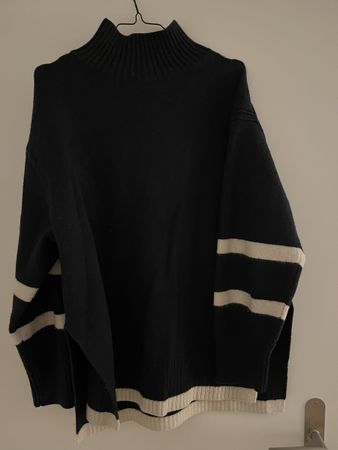 H&M Strickpullover Oversize Rollkragen Winter Gr. M Top!
